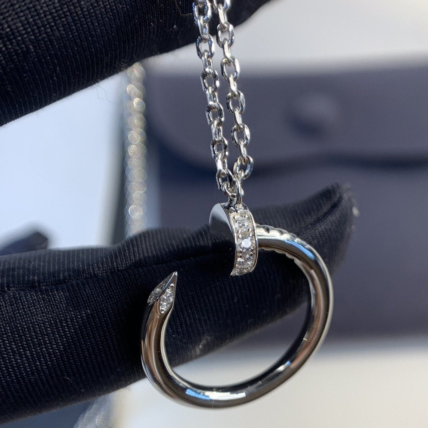 [Mystic]JUSTE NECKLACE SILVER