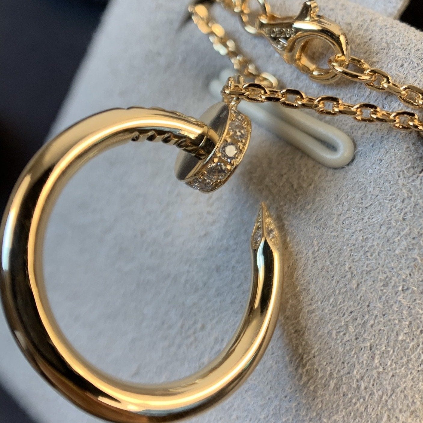 [Mystic]JUSTE NECKLACE PINK GOLD
