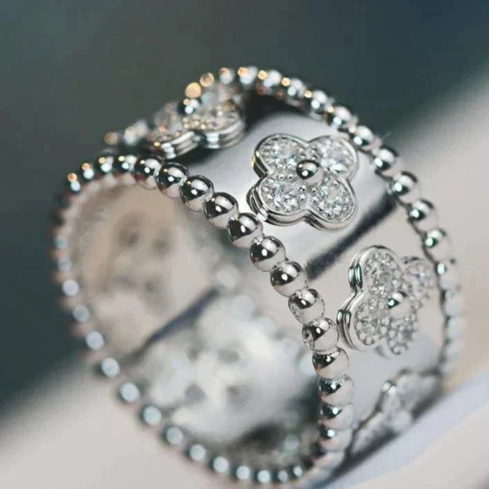[Mystic] クローバーカレイドスコープリング 10MM