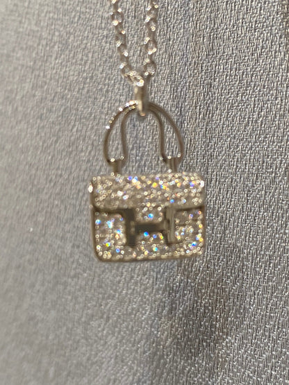 [Mystic]CONSTANCE PEDANT DIAMOND NECKLACE