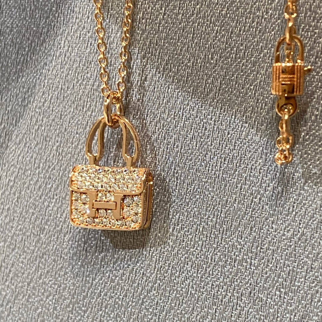 [Mystic]CONSTANCE PEDANT DIAMOND NECKLACE