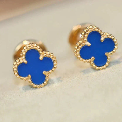 [Mystic]CLOVER MINI 9.5MM ターコイズ イヤリング