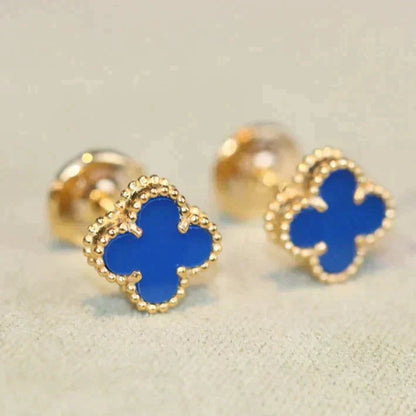 [Mystic]CLOVER MINI 9.5MM ターコイズ イヤリング