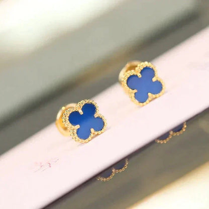 [Mystic]CLOVER MINI 9.5MM ターコイズ イヤリング
