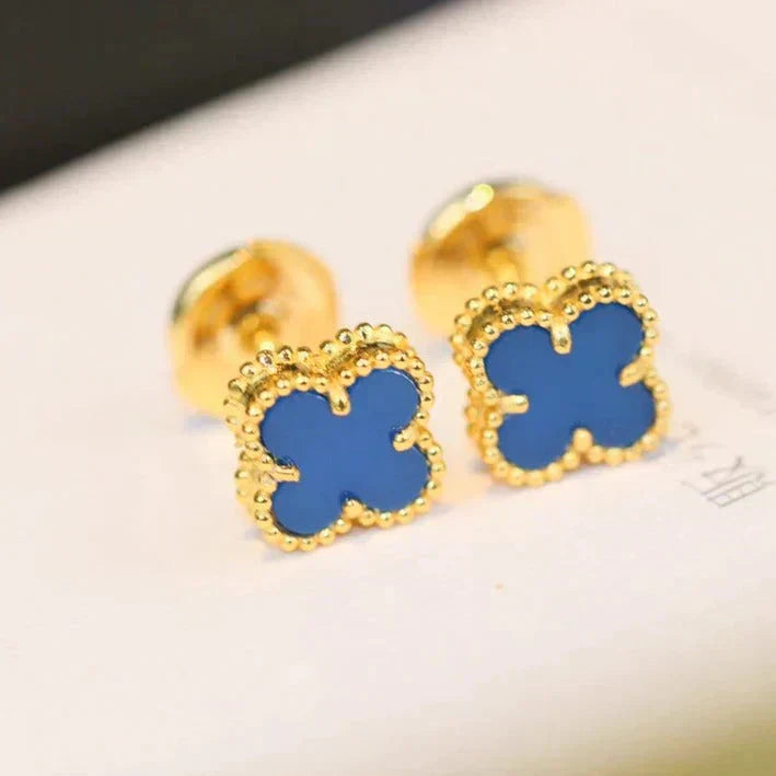 [Mystic]CLOVER MINI 9.5MM ターコイズ イヤリング