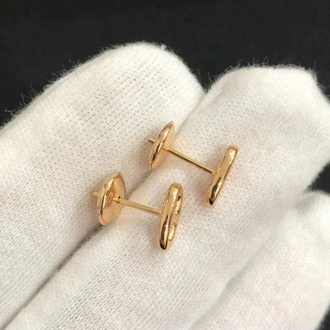 [Mystic]CHAINE SMALL EARRINGS GOLD AND SILVER