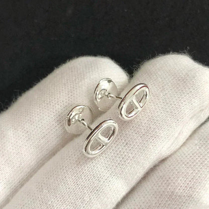 [Mystic]CHAINE SMALL EARRINGS GOLD AND SILVER