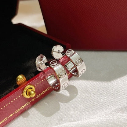 [Mystic]LOVE EARRINGS 5.7MM 2 DIAMONDS