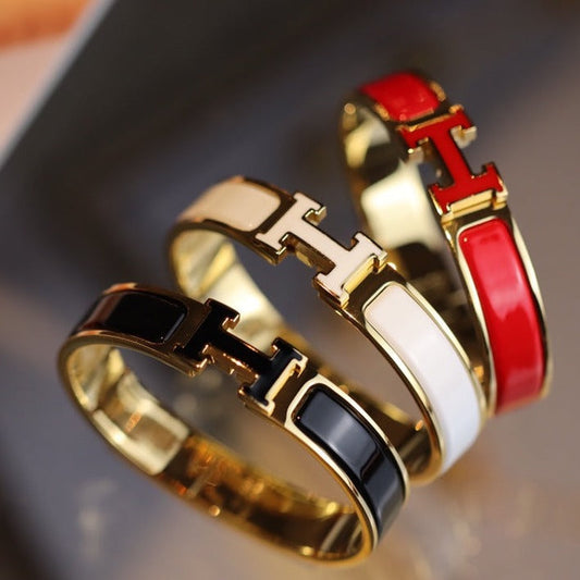 [Mystic]H ブレスレット 12MM ゴールド