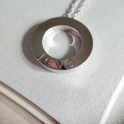 [Mystic]LOVE NECKLACE ADJUSTABLE SILVER