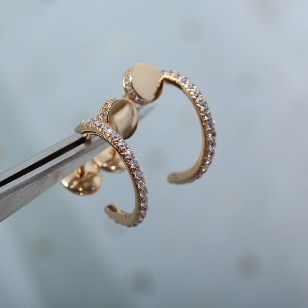[Mystic]ジュスト イヤリング 12.75MM ピンクゴールド ダイヤモンド