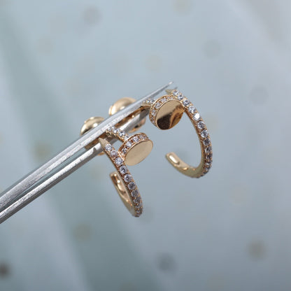 [Mystic]ジュスト イヤリング 12.75MM ピンクゴールド ダイヤモンド
