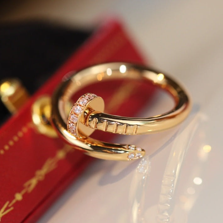 [Mystic]JUSTE RING 2.65MM GOLD DIAMOND