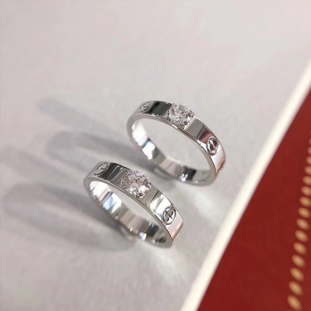 [Mystic]ラブリング 3.6mm 1ビッグダイヤモンド