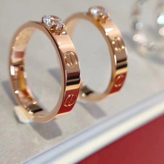 [Mystic]ラブリング 3.6mm 1ビッグダイヤモンド