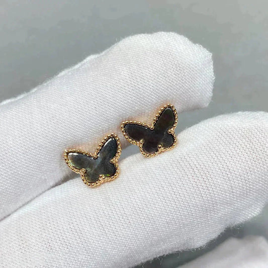 [神秘]バタフライダークモップピアス
