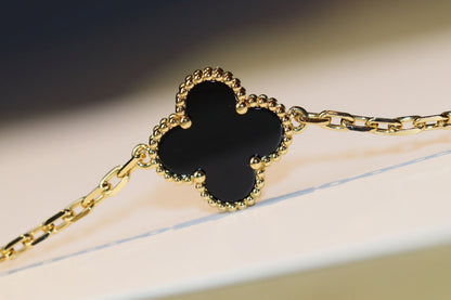 [Mystic]CLOVER 20 MOTIFS ONYX ROSE GOLD