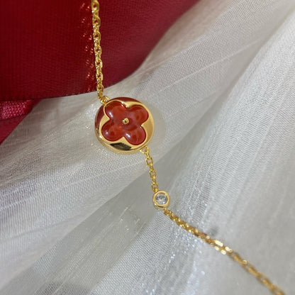 [Mystic]SUN PEDANT CARNELIAN BRACELET