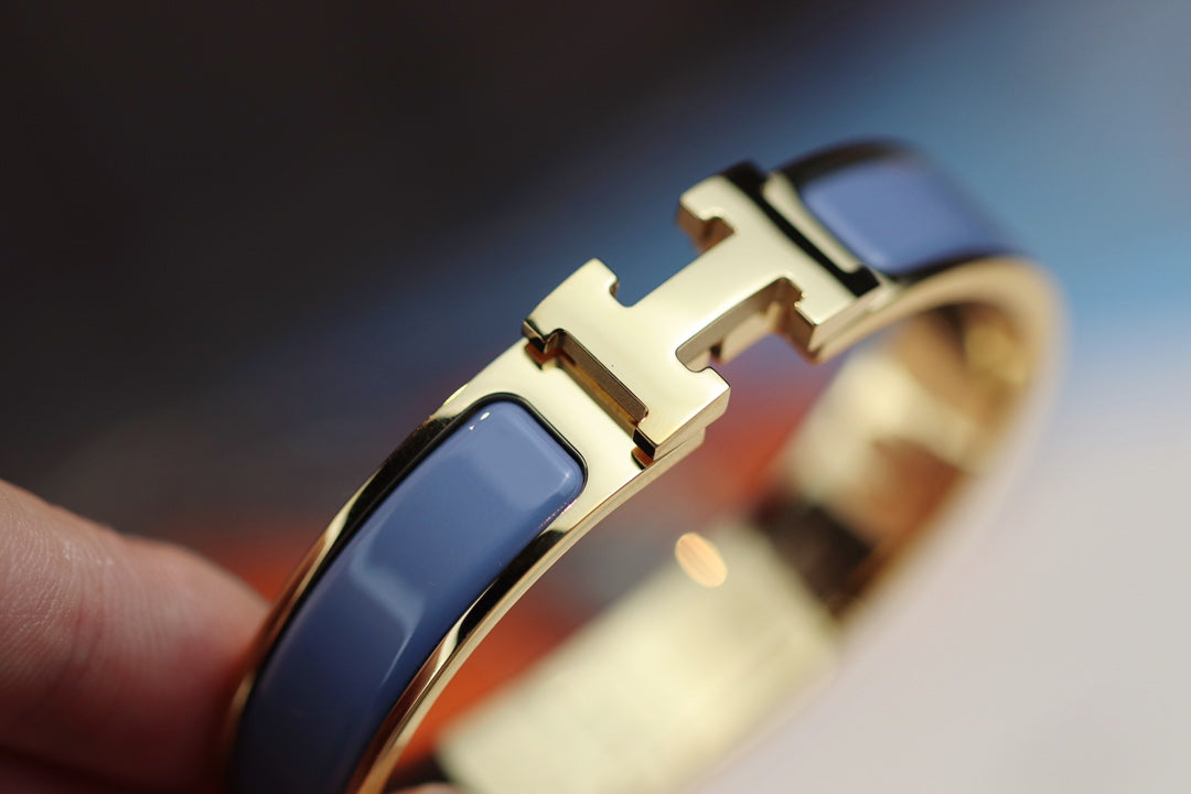 [Mystic]H ブレスレット 12MM ブルーグレー