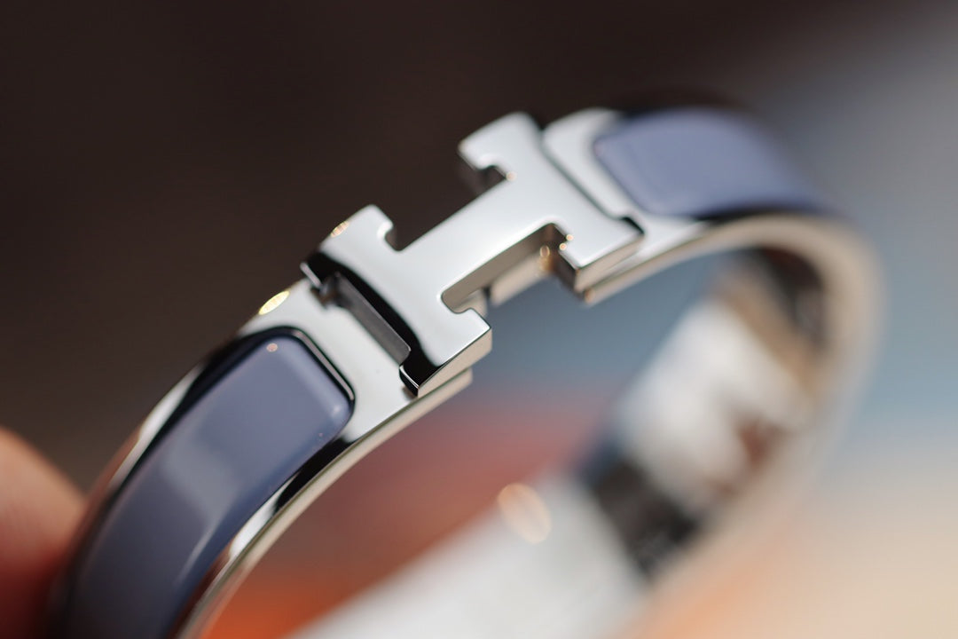 [Mystic]H ブレスレット 12MM ブルーグレー