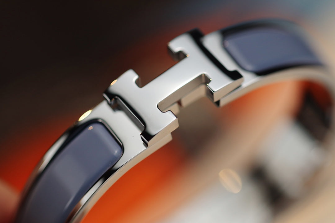 [Mystic]H ブレスレット 12MM ブルーグレー