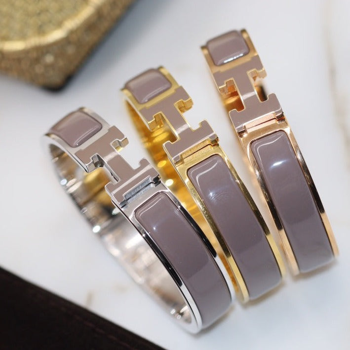[Mystic]H BRACELET 12MM BROWN