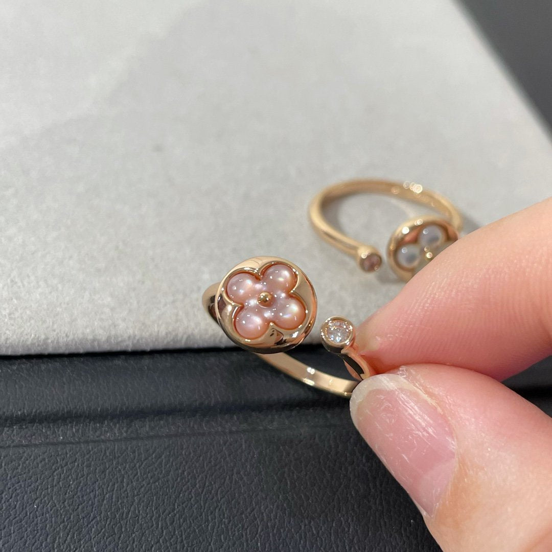 [Mystic]SUN 1 DIAMOND PINK MOP RING