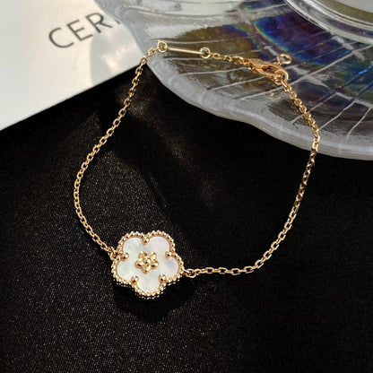 [Mystic]LUCKY SPRING ROSE GOLD MOPブレスレット