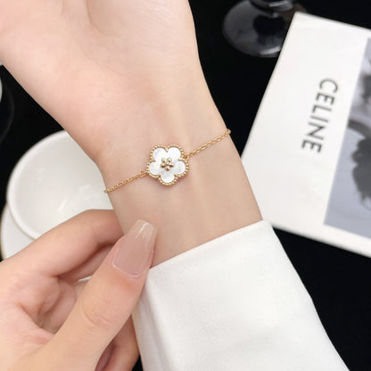 [Mystic]LUCKY SPRING ROSE GOLD MOPブレスレット