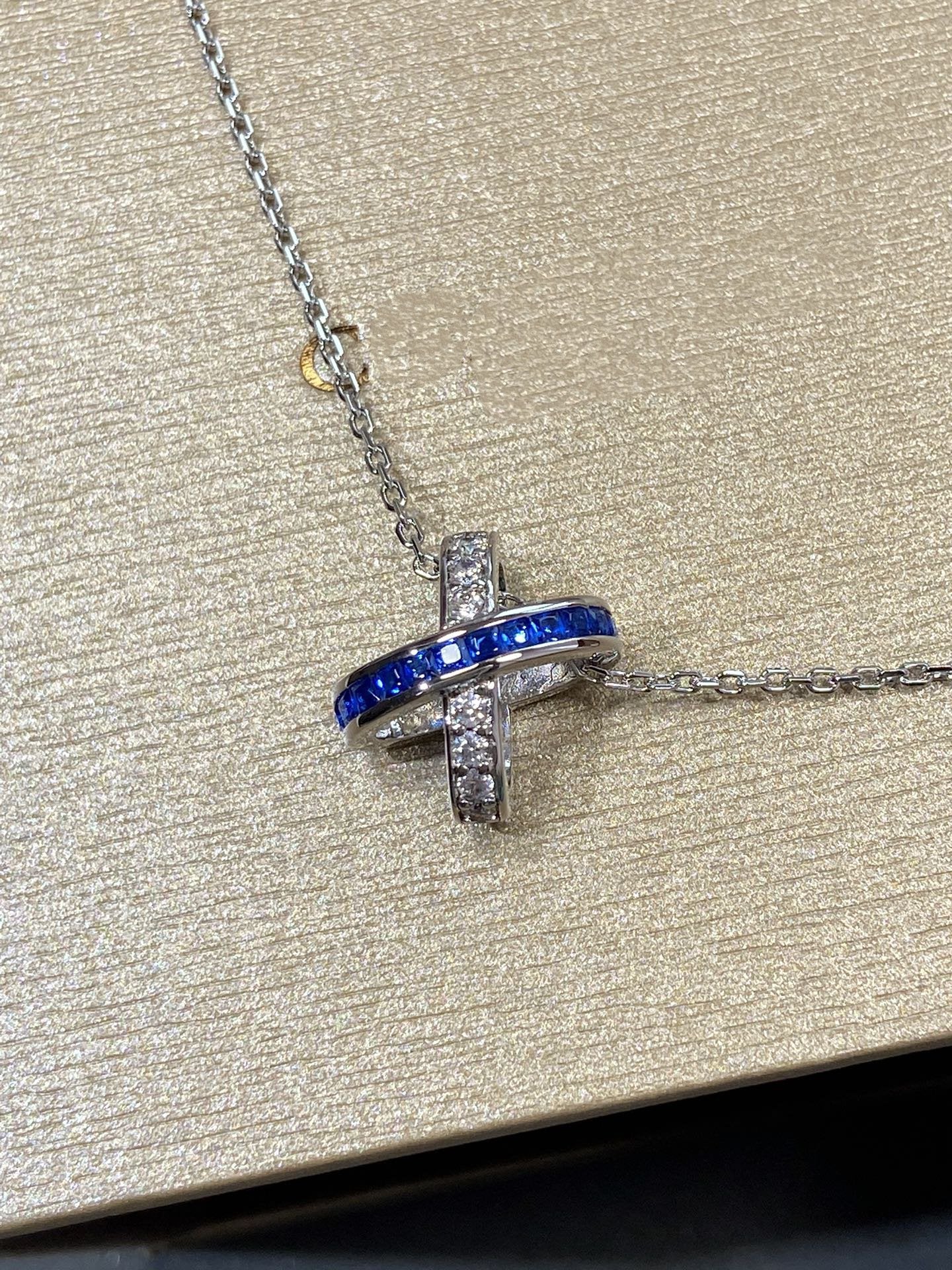 [Mystic]LIENS DIAMOND SILVER NECKLACE