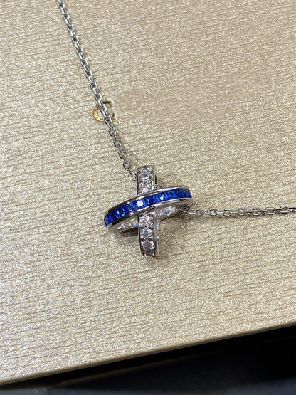 [Mystic]LIENS DIAMOND SILVER NECKLACE