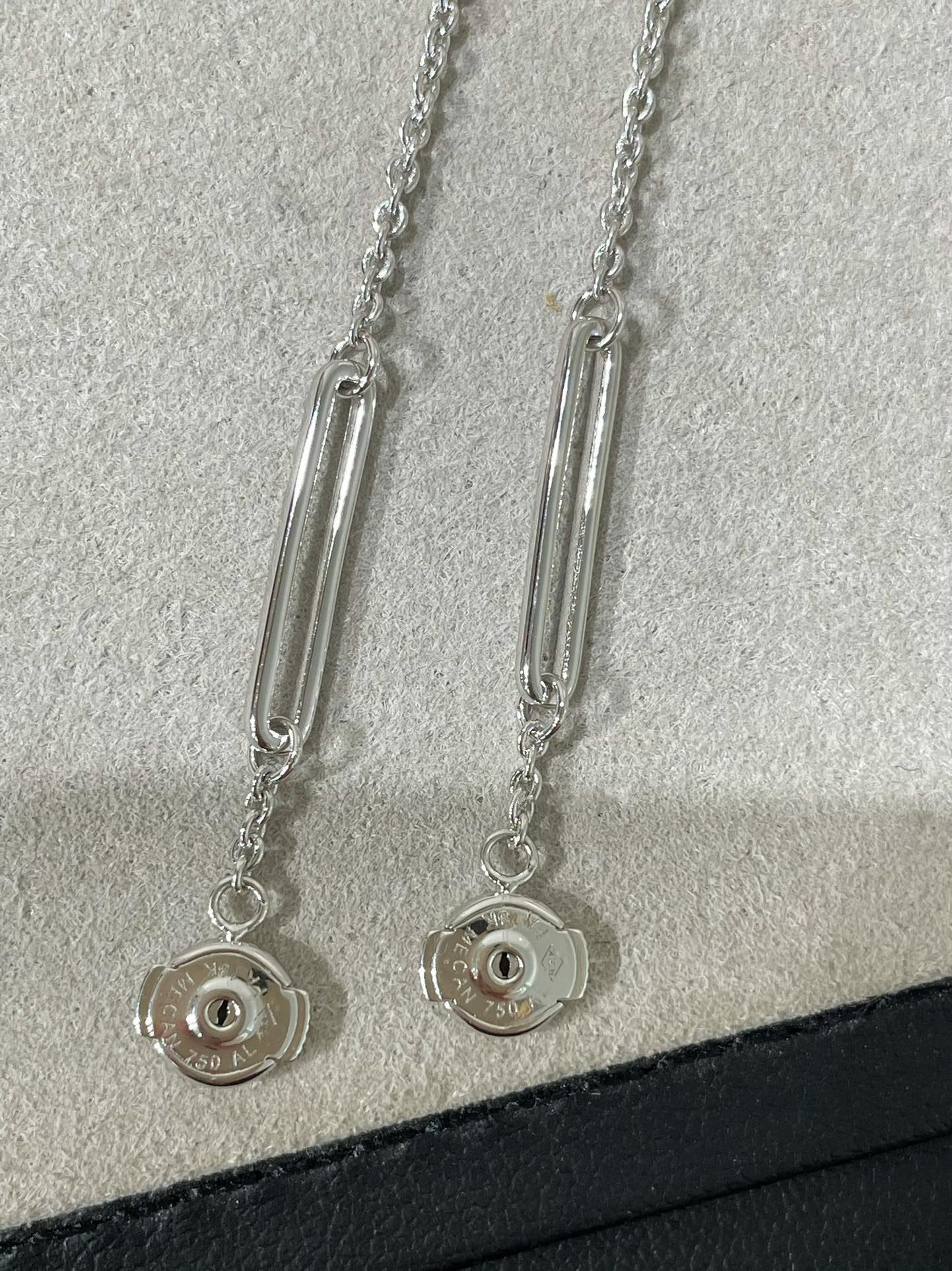 [Mystic]カオスチェーンダイヤモンド ドロップピアス