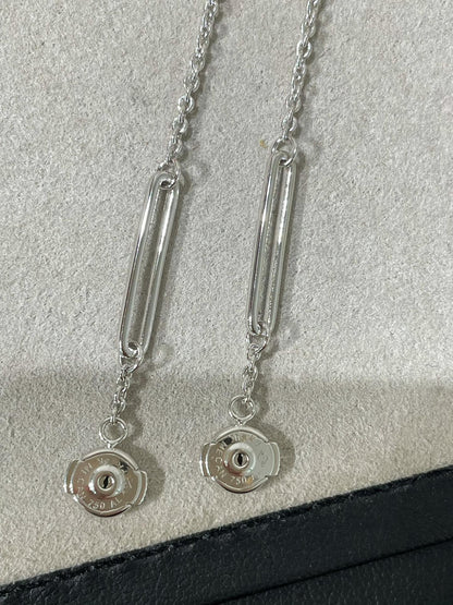 [Mystic]カオスチェーンダイヤモンド ドロップピアス
