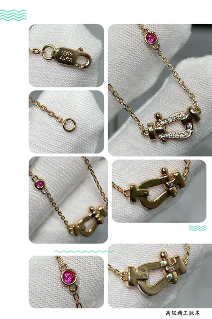 [Mystic]フォース10 ダイヤモンド ピンクゴールド ネックレス