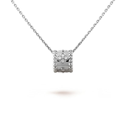 [Mystic]PERLEE PEDANT SIVLER DIAMOND NECKLACE