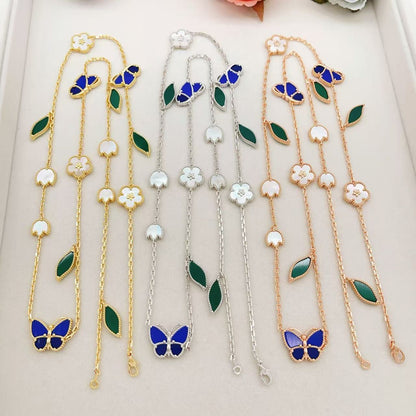[Mystic] 26 NEW CLOVER 15 MOTIFS LUCKY NECKLACE
