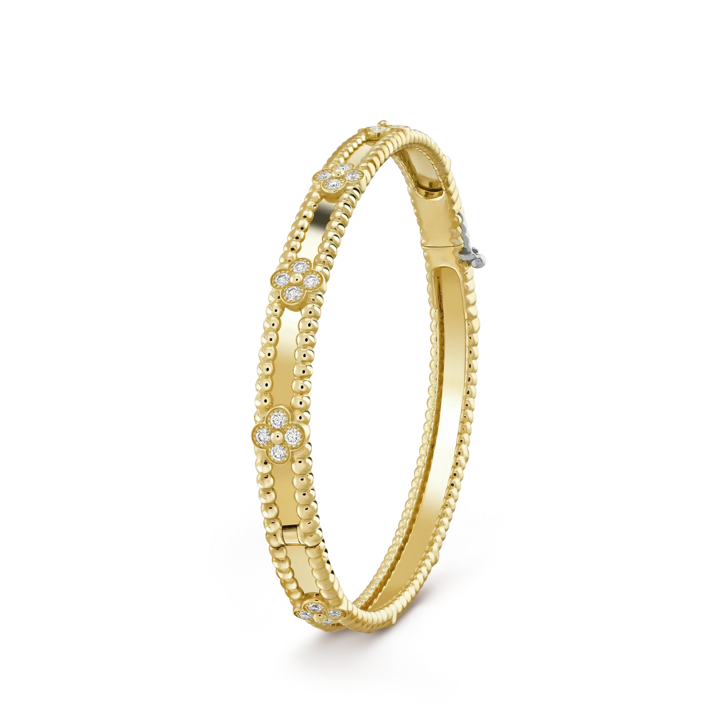 [Mystic] クローバーブレスレット 4MM ダイヤモンド