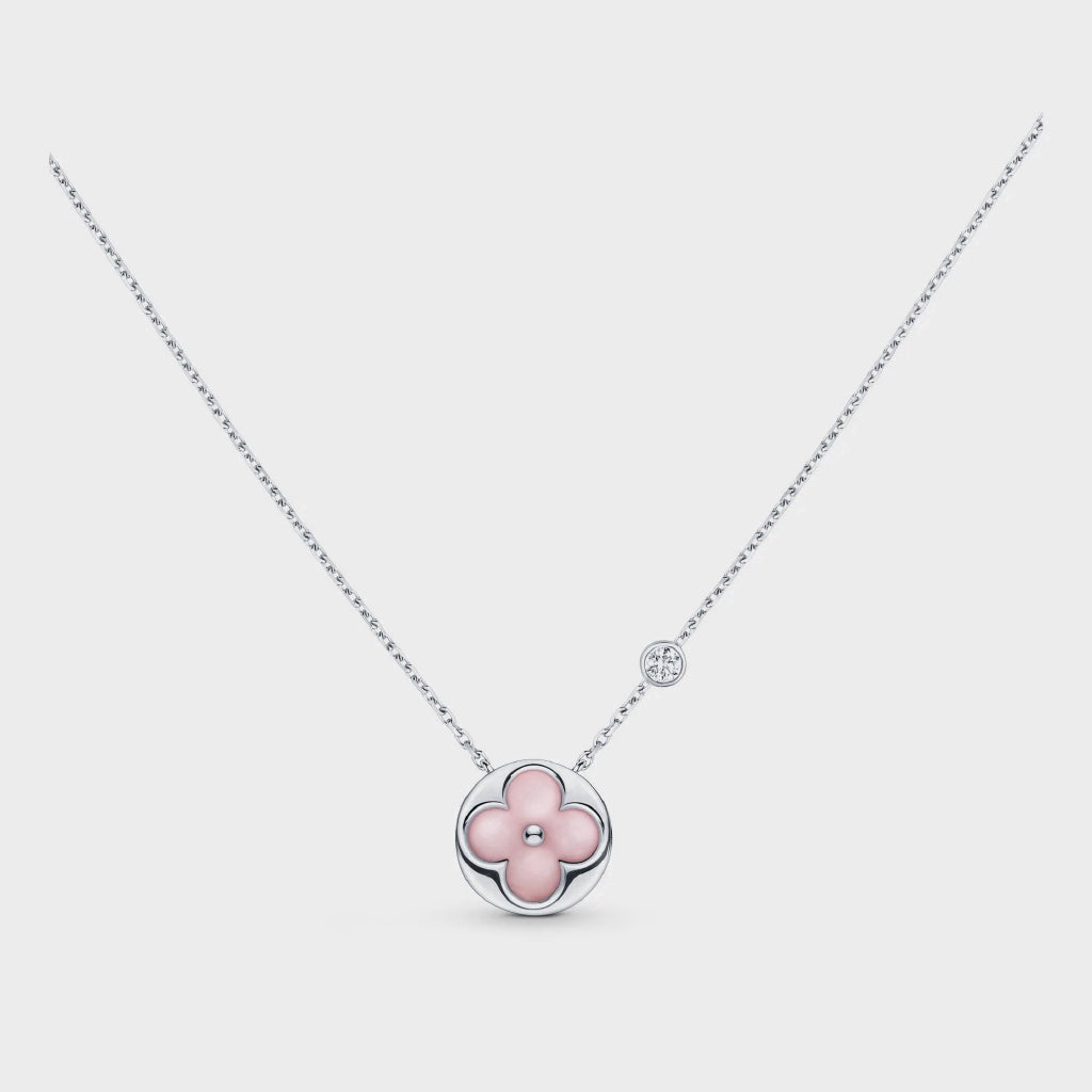 [Mystic]SUN MOTIF PINK MOP SILVER BRACELET