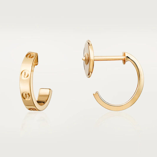 [Mystic]LOVE イヤリング 2.65MM ピンクゴールド