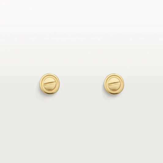 [ミスティック]LOVEイヤリング ゴールド 10mm