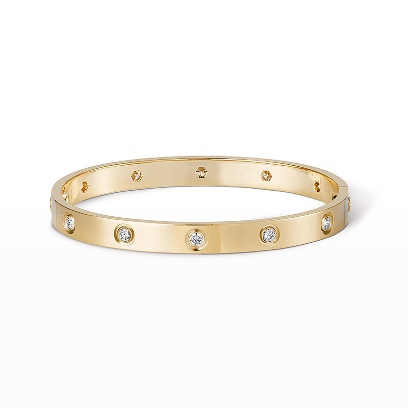 [Mystic]ラブブレスレット 6.1mm 10ダイヤモンド
