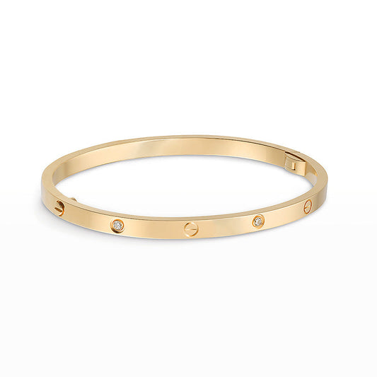 [Mystic]LOVE BRACELET 3.65MM 6DIAMONDS