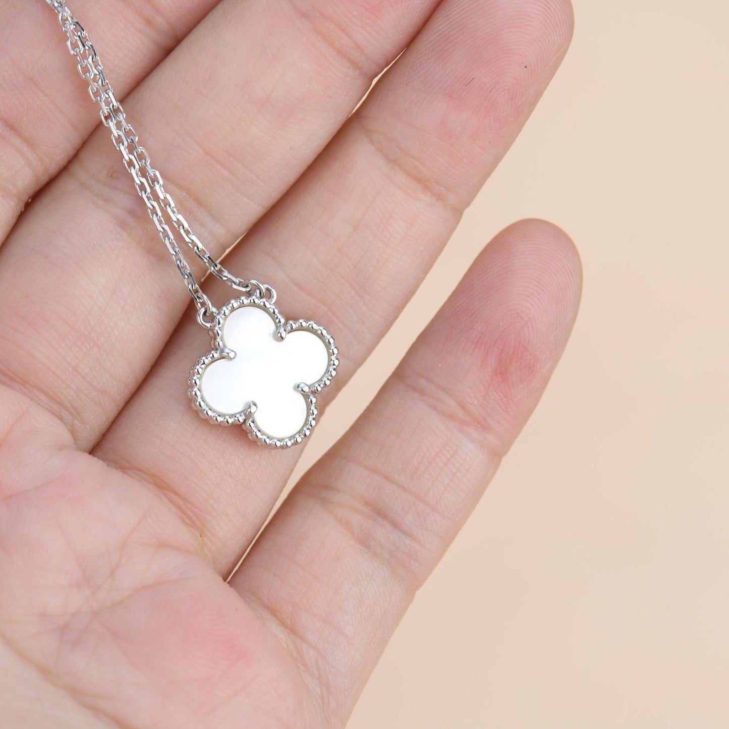[Mystic]CLOVER 15MM マザーオブパール シルバー