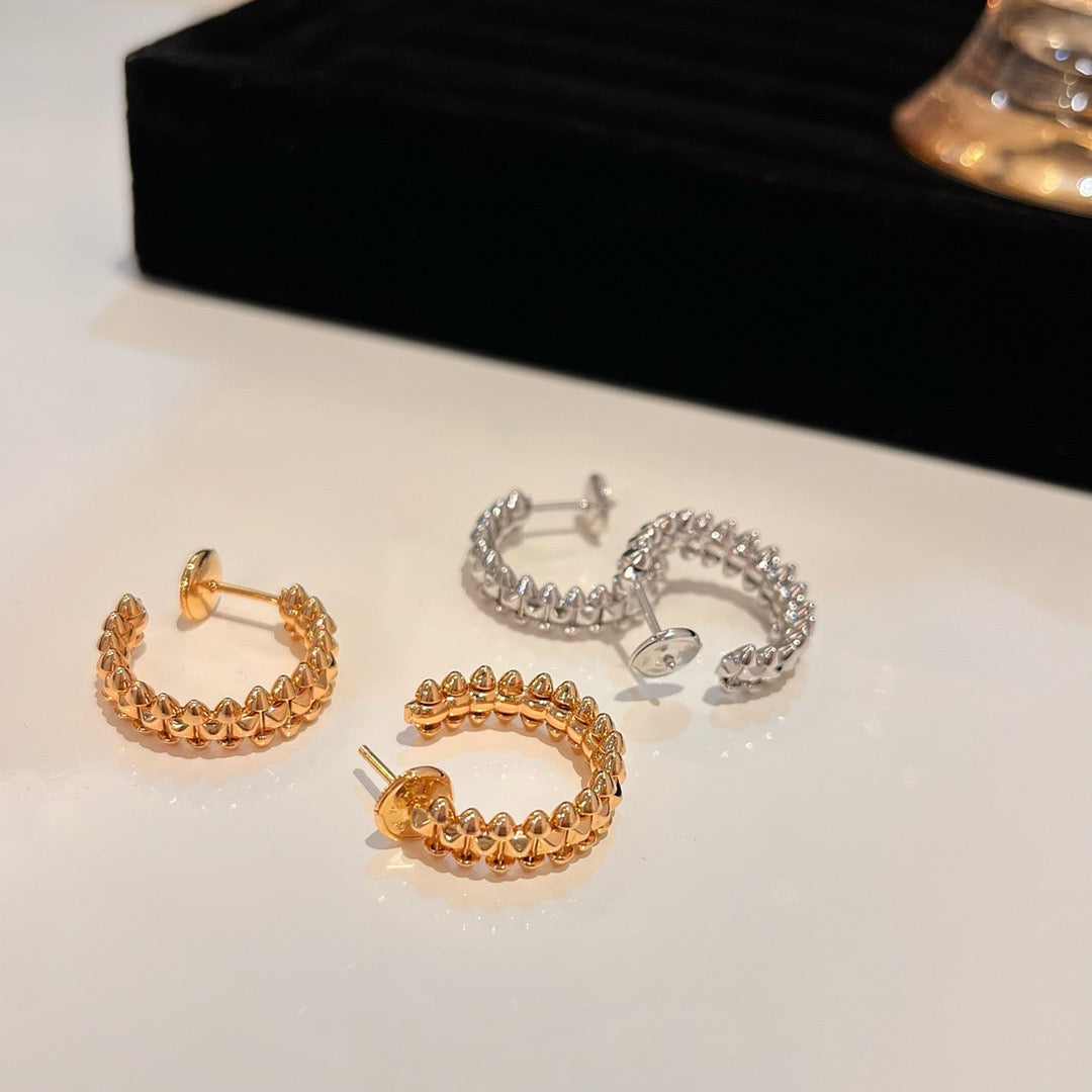 [ミスティック]クラッシュ スモール フープピアス