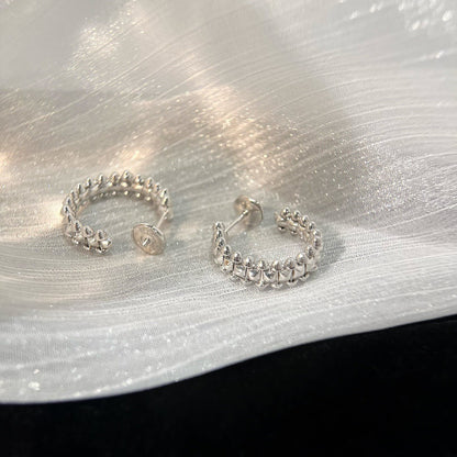 [ミスティック]クラッシュ スモール フープピアス