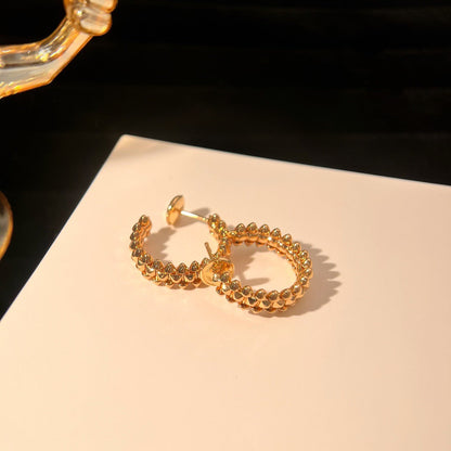 [ミスティック]クラッシュ スモール フープピアス