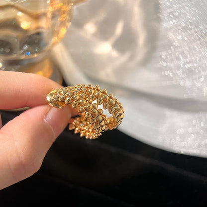 [ミスティック]クラッシュ スモール フープピアス