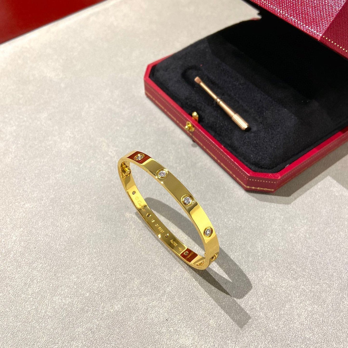 [Mystic]ラブブレスレット 6.1mm 10ダイヤモンド