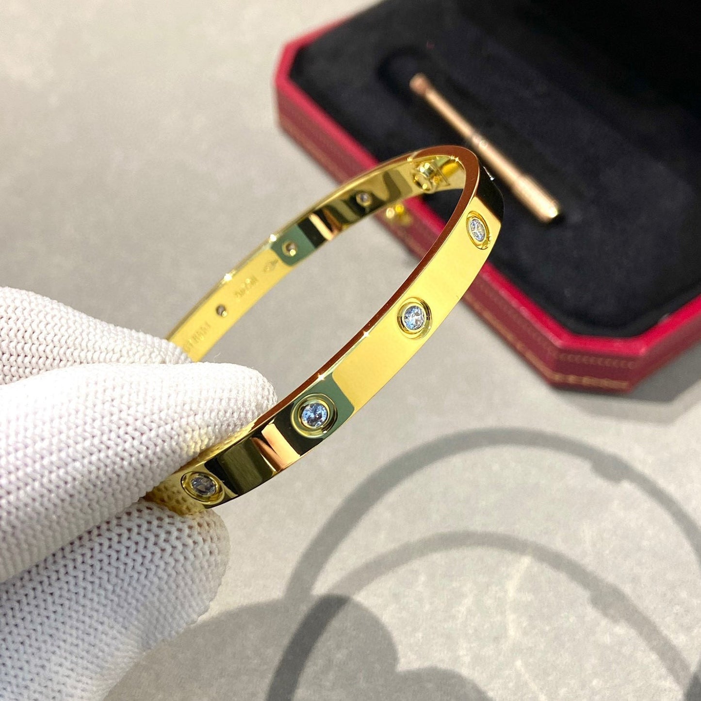 [Mystic]ラブブレスレット 6.1mm 10ダイヤモンド