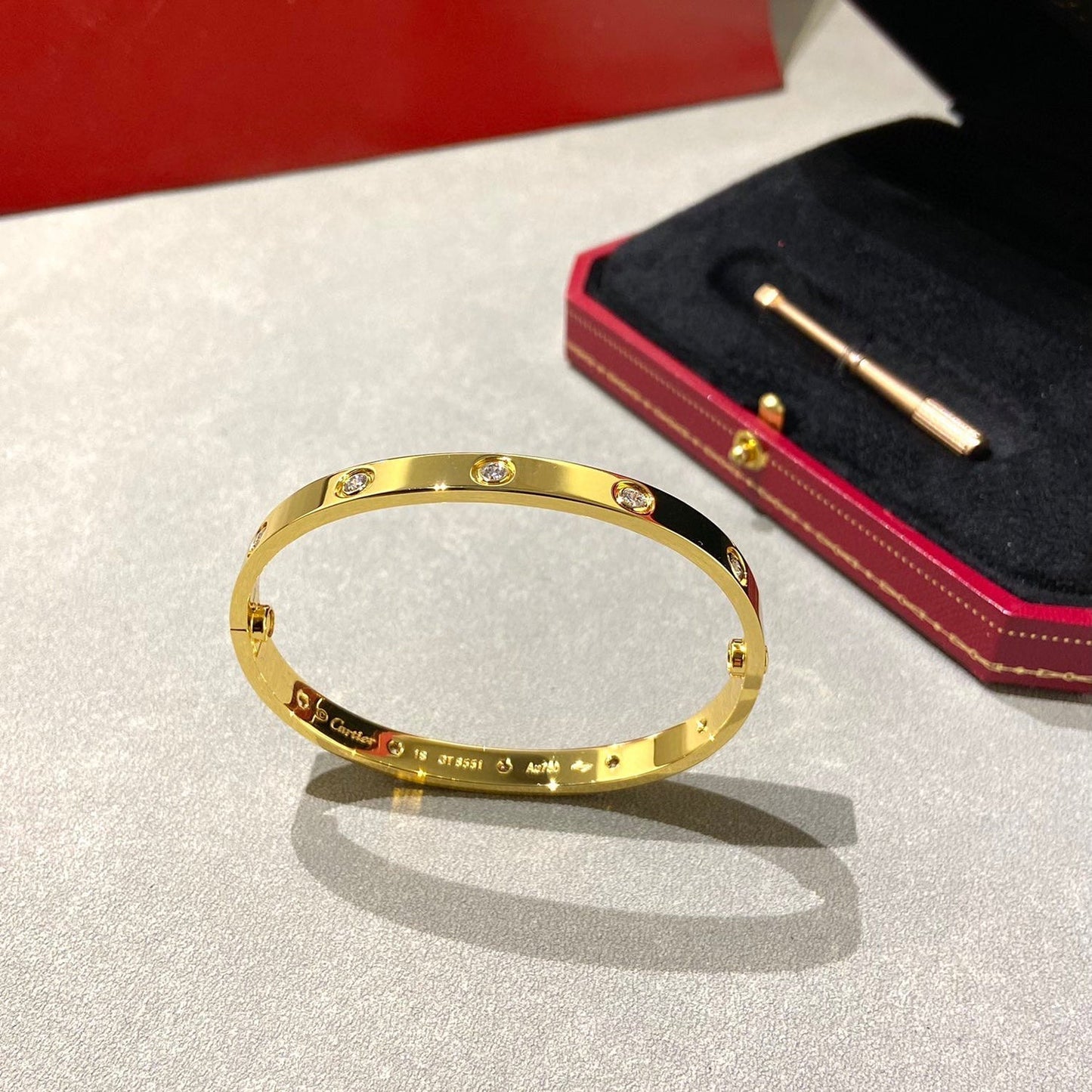 [Mystic]ラブブレスレット 6.1mm 10ダイヤモンド
